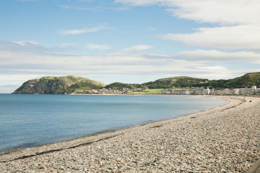 North Shore Beach in Llandudno